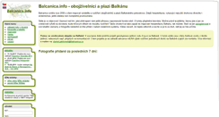 Desktop Screenshot of cs.balcanica.info